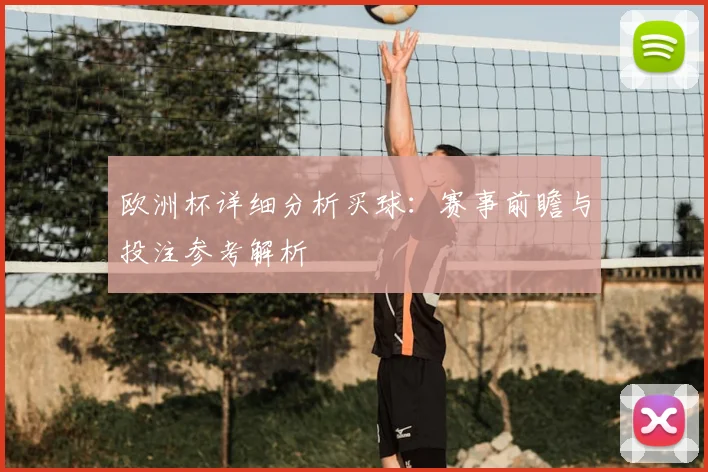 欧洲杯详细分析买球：赛事前瞻与投注参考解析